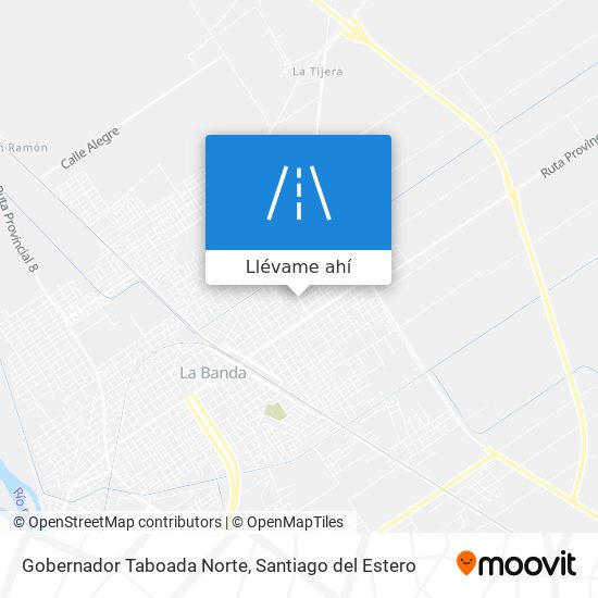 Mapa de Gobernador Taboada Norte