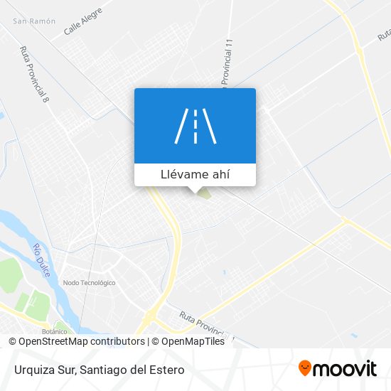 Mapa de Urquiza Sur