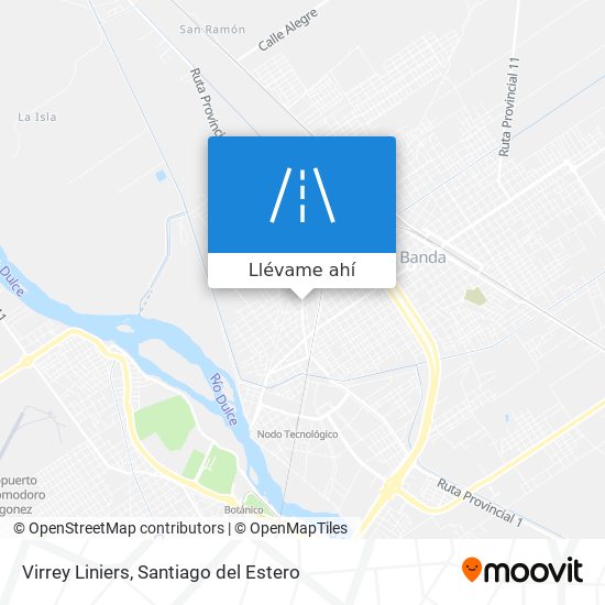 Mapa de Virrey Liniers