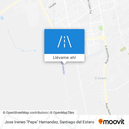 Mapa de Jose Ireneo "Pepe" Hernandez