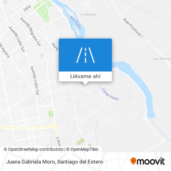 Mapa de Juana Gabriela Moro