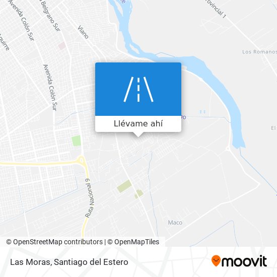 Mapa de Las Moras