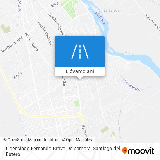 Mapa de Licenciado Fernando Bravo De Zamora