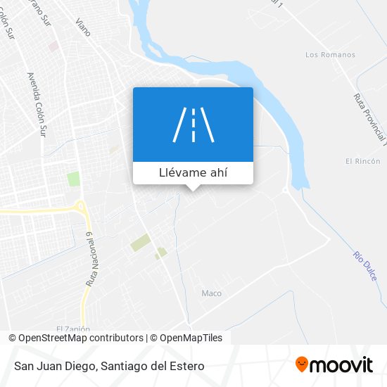 Mapa de San Juan Diego