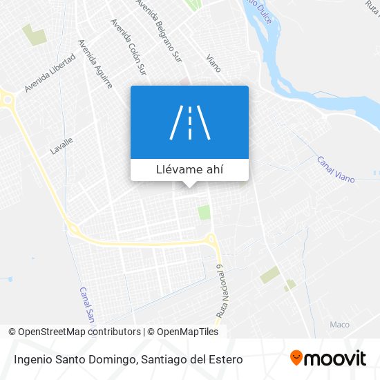 Mapa de Ingenio Santo Domingo