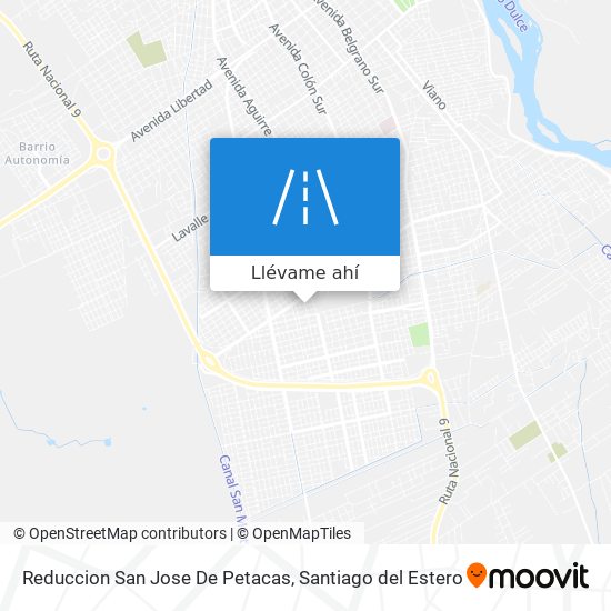 Mapa de Reduccion San Jose De Petacas