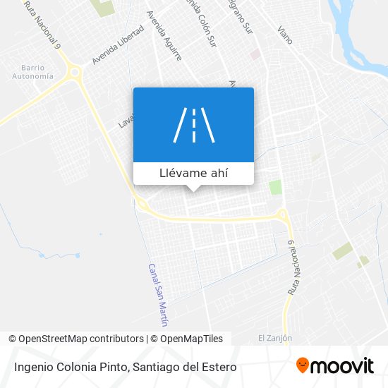 Mapa de Ingenio Colonia Pinto