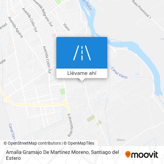 Mapa de Amalia Gramajo De Martinez Moreno