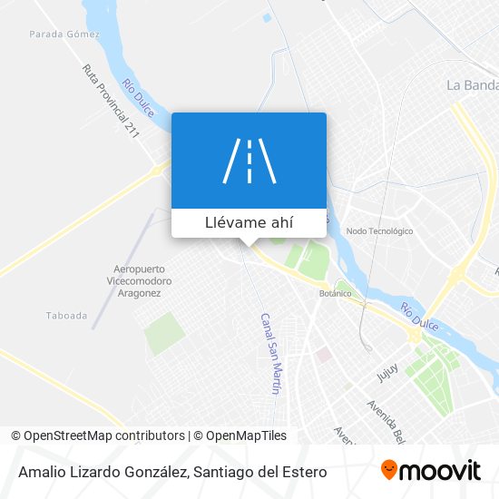 Mapa de Amalio Lizardo González