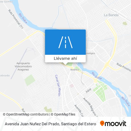 Mapa de Avenida Juan Nuñez Del Prado