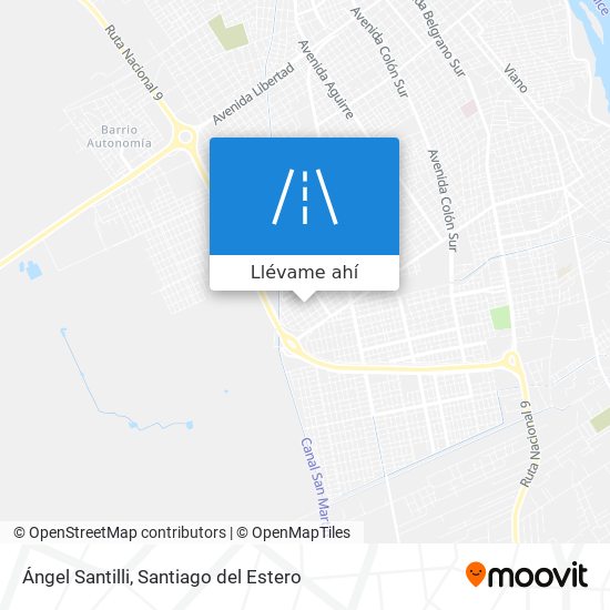 Mapa de Ángel Santilli