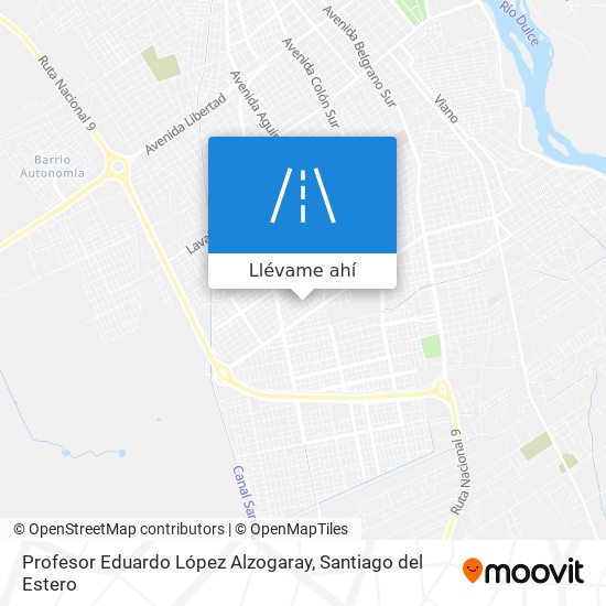 Mapa de Profesor Eduardo López Alzogaray