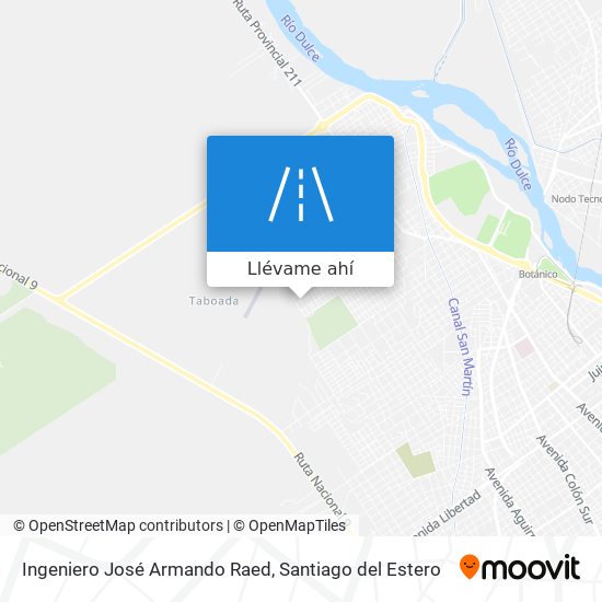 Mapa de Ingeniero José Armando Raed