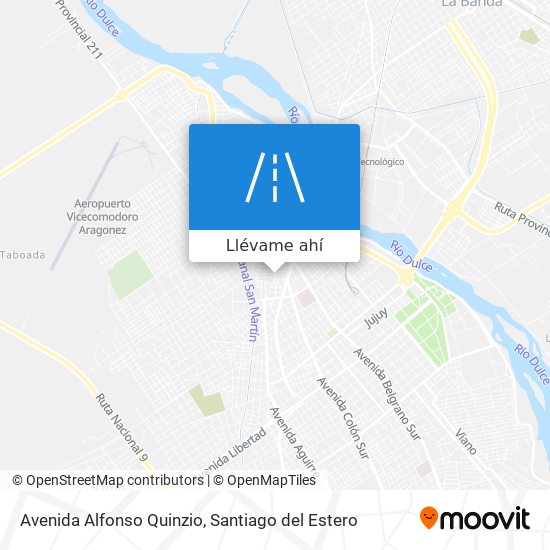 Mapa de Avenida Alfonso Quinzio