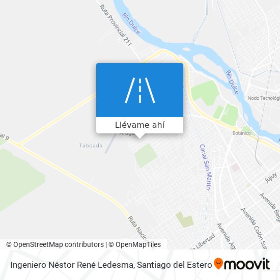 Mapa de Ingeniero Néstor René Ledesma