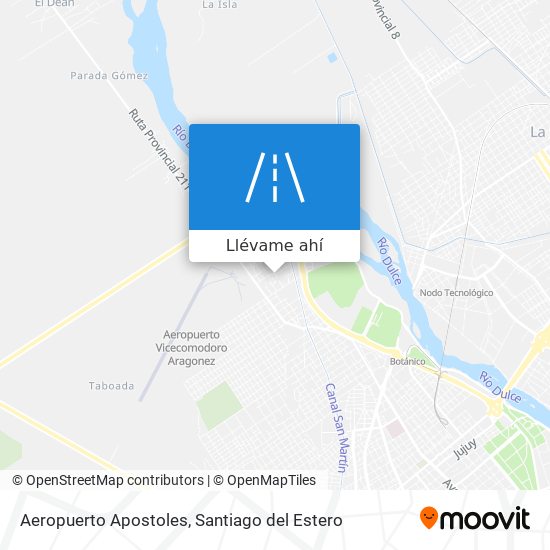 Mapa de Aeropuerto Apostoles