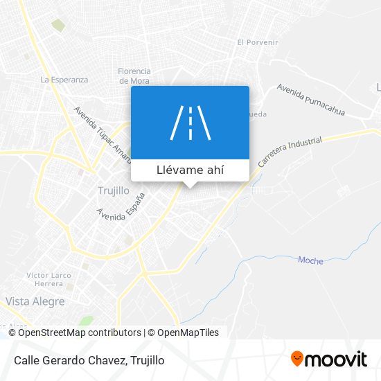 Mapa de Calle Gerardo Chavez