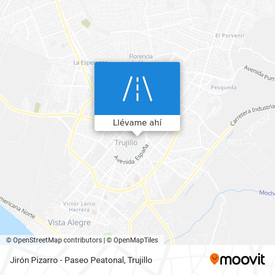 Mapa de Jirón Pizarro - Paseo Peatonal