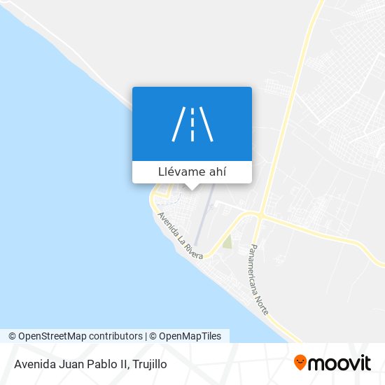 Mapa de Avenida Juan Pablo II