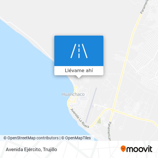 Mapa de Avenida Ejército