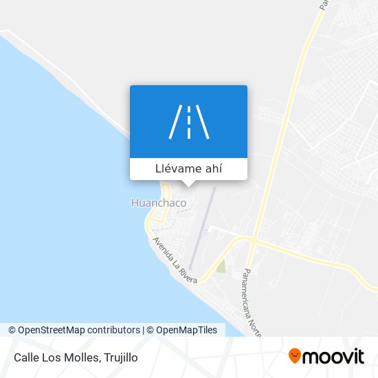 Mapa de Calle Los Molles