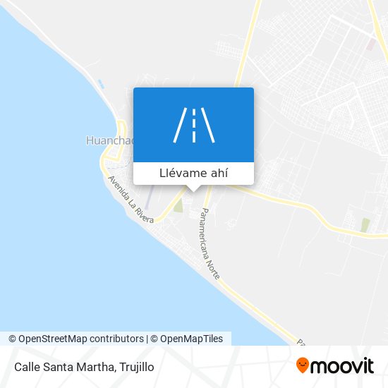 Mapa de Calle Santa Martha