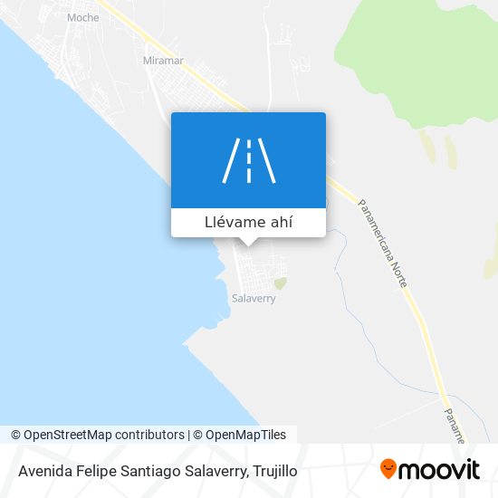 Mapa de Avenida Felipe Santiago Salaverry