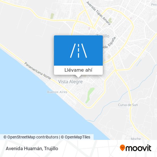 Mapa de Avenida Huamán