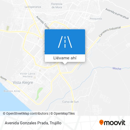 Mapa de Avenida Gonzales Prada