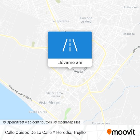 Mapa de Calle Obispo De La Calle Y Heredia