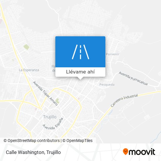 Mapa de Calle Washington