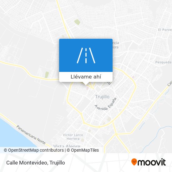 Mapa de Calle Montevideo