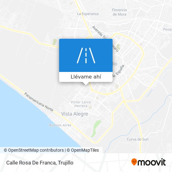 Mapa de Calle Rosa De Franca