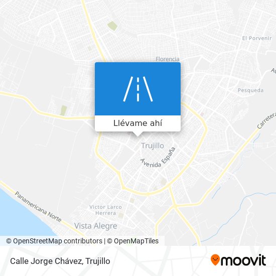 Mapa de Calle Jorge Chávez