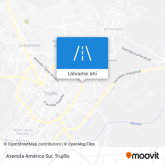 Mapa de Avenida América Sur