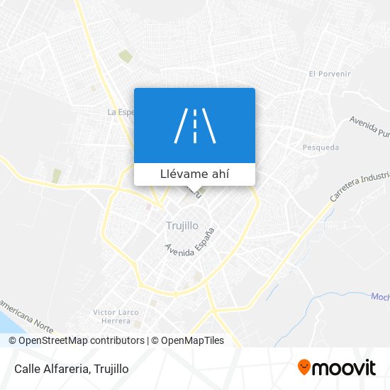 Mapa de Calle Alfareria