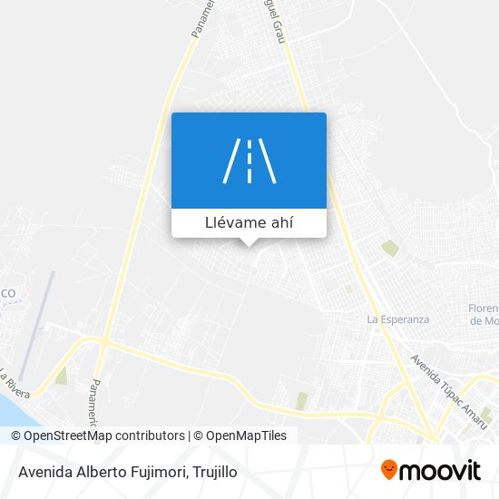 Mapa de Avenida Alberto Fujimori