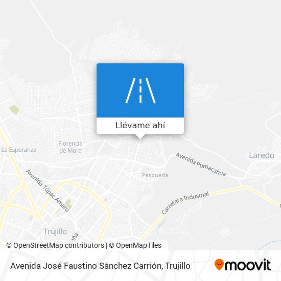 Mapa de Avenida José Faustino Sánchez Carrión