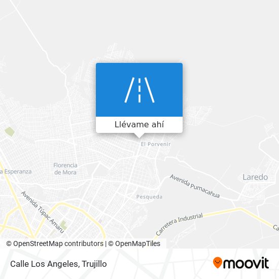 Mapa de Calle Los Angeles
