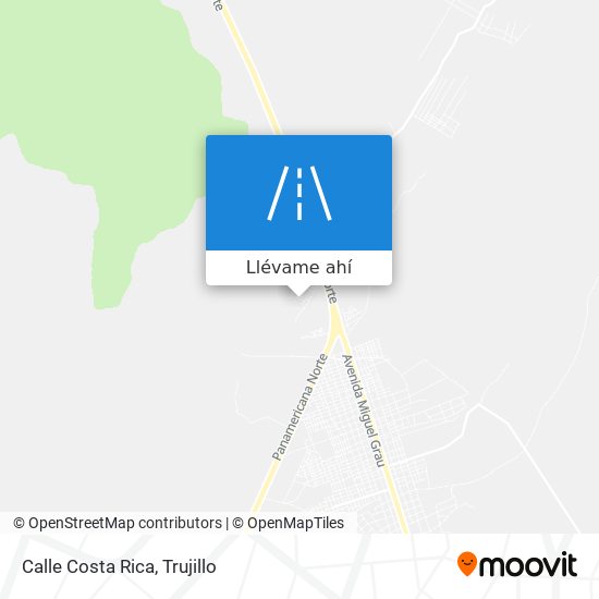 Mapa de Calle Costa Rica