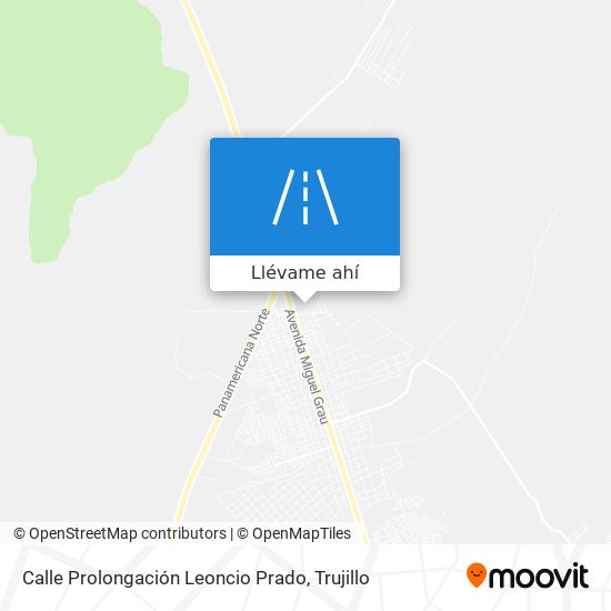 Mapa de Calle Prolongación Leoncio Prado
