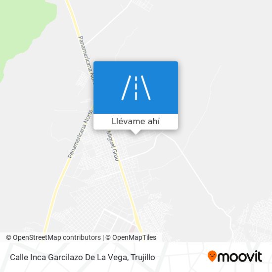 Mapa de Calle Inca Garcilazo De La Vega