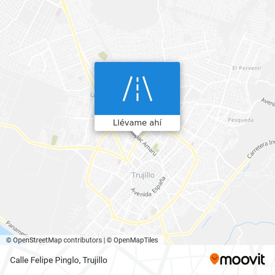 Mapa de Calle Felipe Pinglo