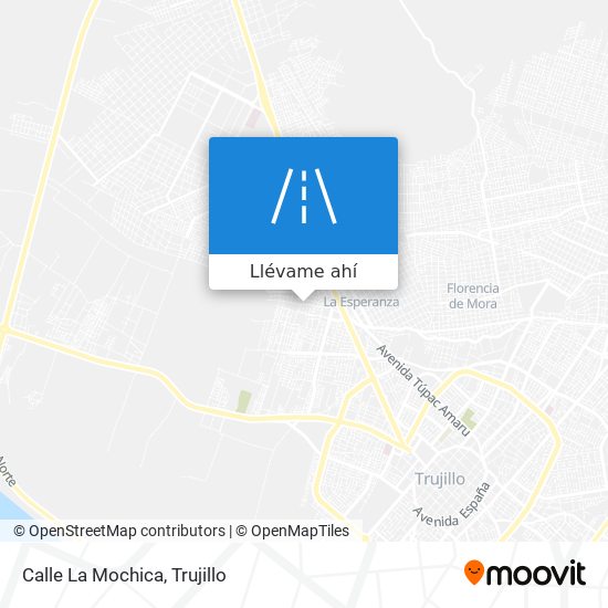 Mapa de Calle La Mochica