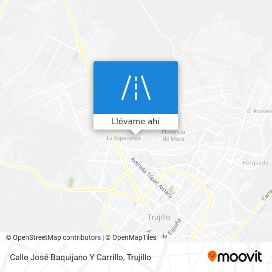 Mapa de Calle José Baquijano Y Carrillo