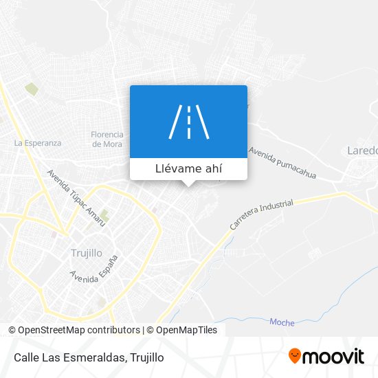 Mapa de Calle Las Esmeraldas