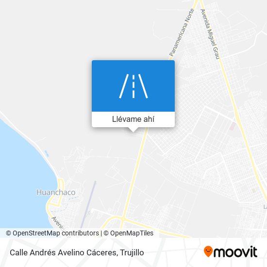 Mapa de Calle Andrés Avelino Cáceres