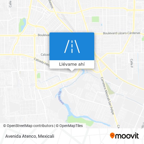 Mapa de Avenida Atenco