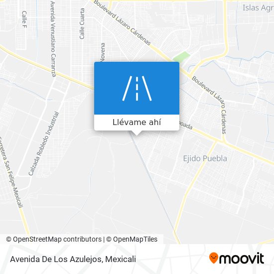 Mapa de Avenida De Los Azulejos
