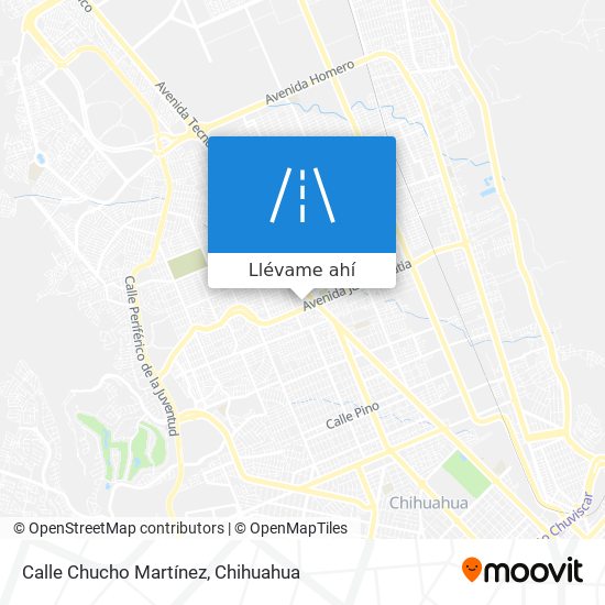 Mapa de Calle Chucho Martínez